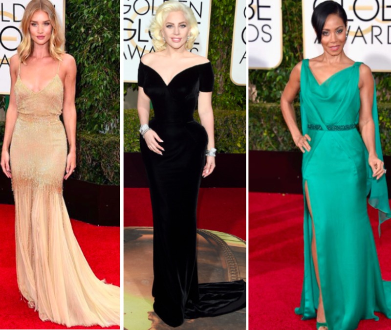 Atelier Versace Stole The Show In Last Nights Golden Globes 2016!
